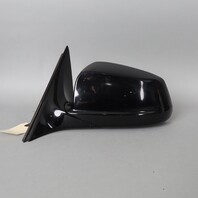 11-12 BMW 528i 535i 550i Left Door Mirror 51167283623 Black OEM Used