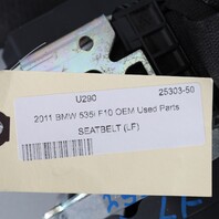 2011-2016 BMW 528i 535i 550i M5 F10 Left Front Seat Belt 72117241747 OEM Used