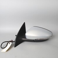 2009-2012 Volkswagen CC Left Door Mirror Silver Metallic 3C8857507BB OEM Used