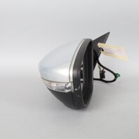 2009-2012 Volkswagen CC Left Door Mirror Silver Metallic 3C8857507BB OEM Used