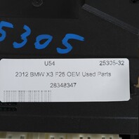 BMW X3 528i 535i 550i Overhead Dome Light Switch Panel 61319276232 OEM Used