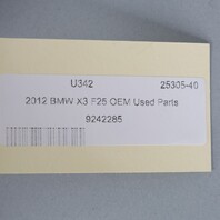 2011-2014 BMW X3 Turn Signal Wiper Column Switch 61319242285 OEM Used