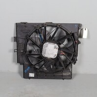 2011-2017 BMW X3 X4 Radiator Fan With Shroud 600 Watt 17427560877 OEM Used