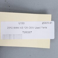 2011-2017 BMW X3 X4 Front Seat Belt Buckle 72117260207 OEM Used