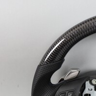 BMW 128 135i 328i 335i X1 Carbon Fiber Flat Bottom Steering Wheel Paddle USED