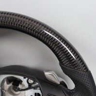 BMW 128 135i 328i 335i X1 Carbon Fiber Flat Bottom Steering Wheel Paddle USED