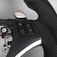BMW 128 135i 328i 335i X1 Carbon Fiber Flat Bottom Steering Wheel Paddle USED