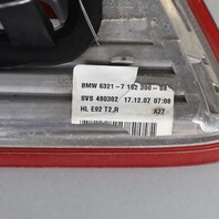 2007-2010 BMW 328i 335i M3 Coupe Right Tail Light 63217162300 OEM Used