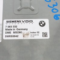 BMW 135i 335i 535i M1 X6 Z4 Engine Computer ECU ECM DME 12147583332 OEM Used