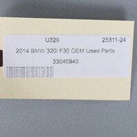 2012-2016 BMW 320i 328i 335i Left Front Seat Belt Buckle 72117259388 OEM Used