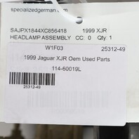 1998-2003 Jaguar XJ8 XJR Left Headlight LNC4611AB OEM Used