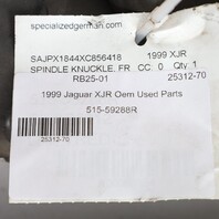 1998-2003 Jaguar XJ8 Right Front Spindle Knuckle Hub MNC1628AA OEM Used