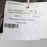 1998-2003 Jaguar XJ8 Right Front Lower Control Arm MNC2470AB OEM Used