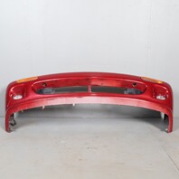 1998-2003 Jaguar XJR Front Bumper Carnival Red Metallic HNC6468AEXXX OEM Used