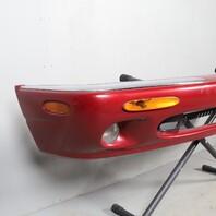 1998-2003 Jaguar XJR Front Bumper Carnival Red Metallic HNC6468AEXXX OEM Used