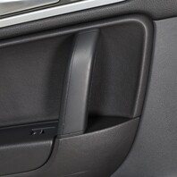 2011-2014 Volkswagen Touareg Left Rear Door Panel Black OEM Used