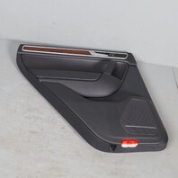 2011-2014 Volkswagen Touareg Left Rear Door Panel Black OEM Used