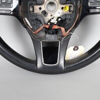 2011-2014 Volkswagen Touareg Multifunction Steering Wheel 7P6419091 OEM Used