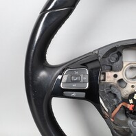 2011-2014 Volkswagen Touareg Multifunction Steering Wheel 7P6419091 OEM Used