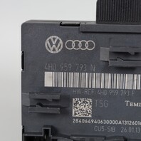 2013 Volkswagen Touareg Left Front Door Module 4H0959792F OEM Used