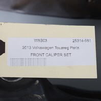 2006-2017 Volkswagen Touareg Front Brake Caliper Set Pair 7L6615149A OEM Used