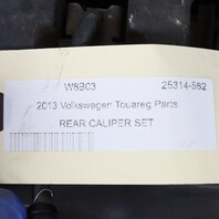 2011-2017 Volkswagen Touareg Rear Brake Caliper Set Pair 7P6615423C OEM Used