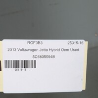 2013-2016 Volkswagen Jetta Hybrid Radiator Support 5C6805588D OEM Used