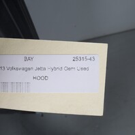 2011-2018 Volkswagen Jetta Sedan Hood Platinum Gray 5C6823031D OEM Used