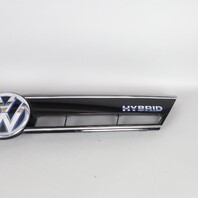 2013-2014 Volkswagen Jetta Hybrid Upper Front Bumper Grille 5C6853653F OEM Used