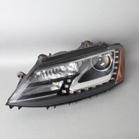 2012-2014 Volkswagen Jetta Left Headlight Xenon Complete 5C7941751D OEM Used
