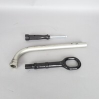 11-18 Volkswagen Jetta Sedan Jack Tool Kit Foam Lug Wrench 5C0012115 OEM Used