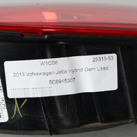2012-2016  Volkswagen Jetta Hybrid GLI Left Tail Light 5C6945307 OEM Used