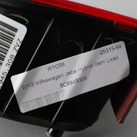 2012-2016 Volkswagen Jetta Hybrid GLI Right Tail Light 5C6945308 OEM Used