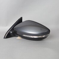 2011-2016 Volkswagen Jetta Sedan Left Door Mirror Platinum Gray OEM Used