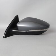 2011-2016 Volkswagen Jetta Sedan Left Door Mirror Platinum Gray OEM Used