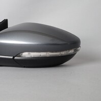 2011-2016 Volkswagen Jetta Sedan Left Door Mirror Platinum Gray OEM Used