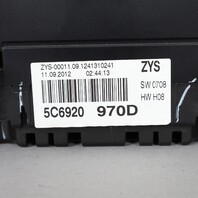 2013 Volkswagen Jetta Hybrid Speedometer Instrument Cluster 5C6920970D OEM Used