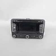 2013-2017 Volkswagen Jetta Radio Stereo Navigation Screen 5C0035274B OEM Used