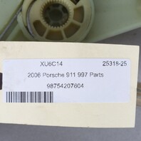 2006-2012 Porsche 911 Boxster Cayman Right Window Regulator 98754207604 OEM Used