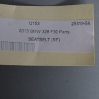 2012-2016 BMW 328i 335i Right Front Seat Belt Retractor 72117272476 OEM Used