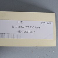 2012-2016 BMW 328i 335i Left Front Seat Belt Retractor 72117272475 OEM Used