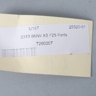 2011-2017 BMW X3 X4 Front Seat Belt Buckle 72117260207 OEM Used