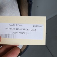 2014-2020 BMW 428i 430i 435i 440i Left Front Door Panel 51417389519 OEM Used