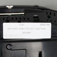 2012‑2020 BMW 320i 328i 330i 340i 430i Instrument Cluster 62108718281 OEM Used