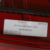 2013-2016 Audi A4 S4 Left Tail Light Lid Mount 8K5945093AD OEM Used