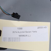 2010-2016 Audi A4 Door Mirror Left Side View Ibis White OEM Used