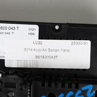 2013-2017 Audi A4 A5 Q5 Climate Temperature Control Panel 8K1820043T OEM Used