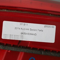 2013-2016 Audi A4 S4 Right Tail Light Lid Mount 8K5945094AD OEM Used