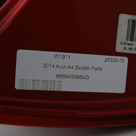 2013-2016 Audi A4 S4 Left Tail Light 8K5945095AD OEM Used
