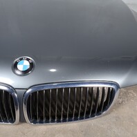 2006-2008 BMW 750Li 760Li Aluminum Hood Titan Grey Metallic 41617200442 OEM Used